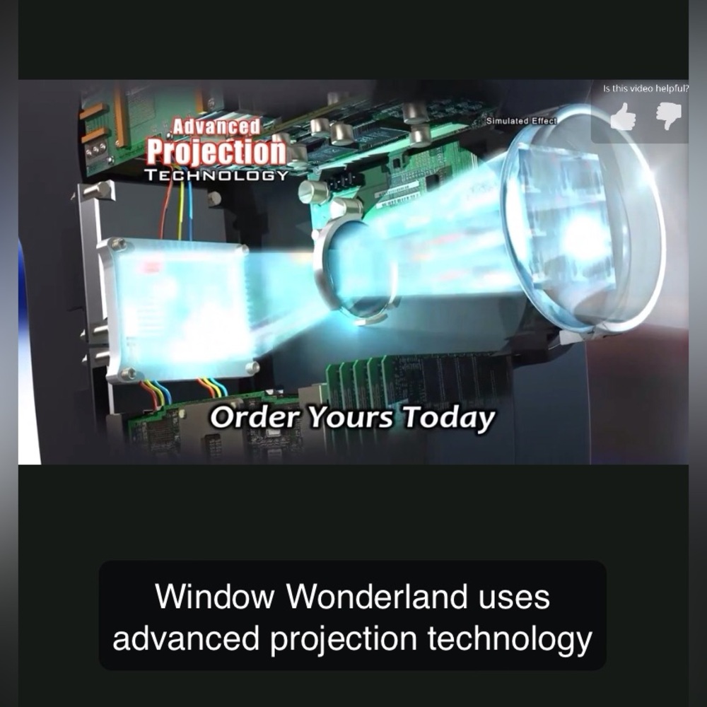Star Shower Window Wonderland Projector NWT Box - Picture 8 of 11